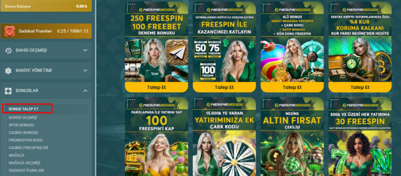 Bonusunuz Hesabınıza Aktarıldı!