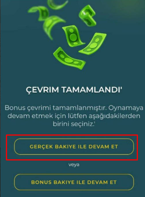 Bol Şanslar Dileriz!